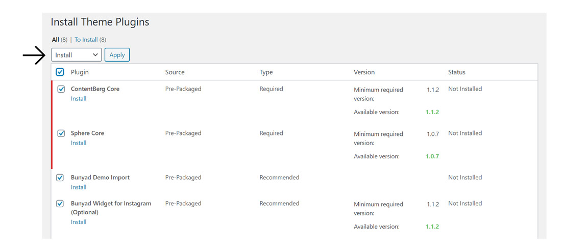 Install-plugins